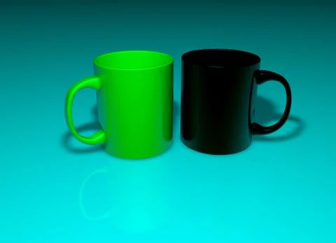 Cups Stock Illustration