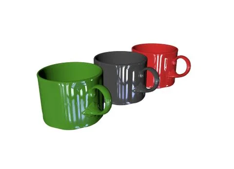 Cups Stock Illustration