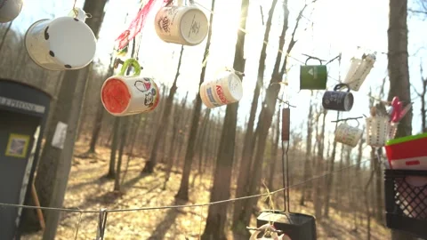 Cups on a String 動画素材 216050269