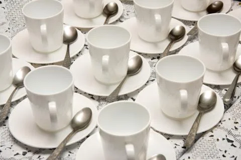 Cups for tea Foto stock