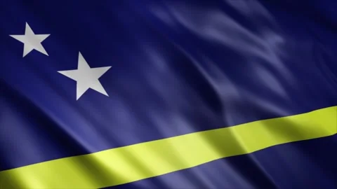 Curacao Flag Stock Footage 249035183