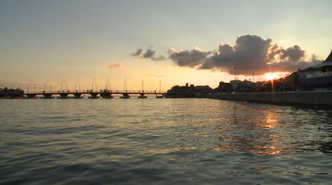 Curacao Harbor Video stock 61627972