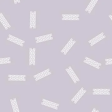 Curb chain line seamless pattern Stock Illustration