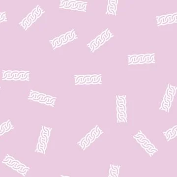 Curb chain line vector seamless pattern イラスト素材
