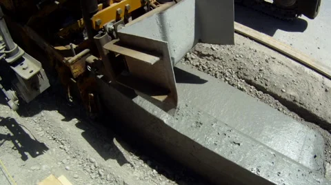 Curb Construction (2) Video Video stock 67109952