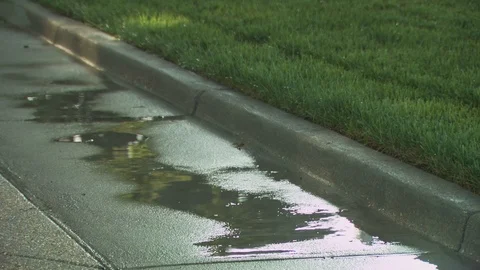 Curb Stock Footage 123942886