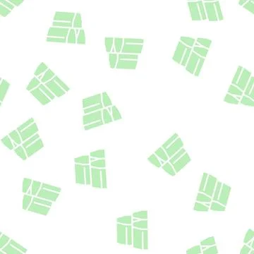 Curbs building material glyph vector seamless pattern Stock Illustration