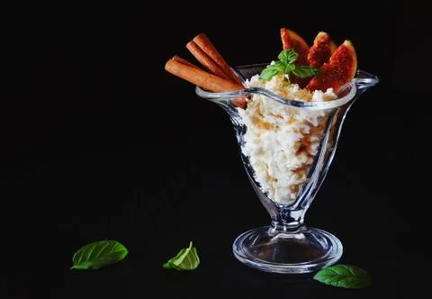 Curd dessert Stock Photos