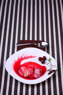 Curd dessert Stock Photos