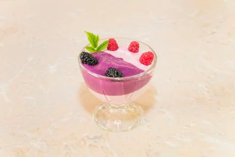 Curd dessert Stock Photos