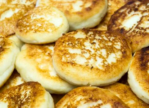 Curd pancakes Foto stock