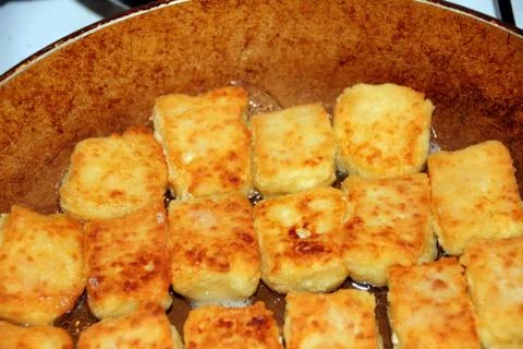 Curd pancakes Stock Photos