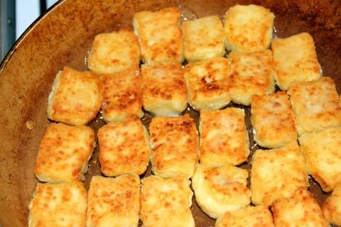 Curd pancakes Stock Photos