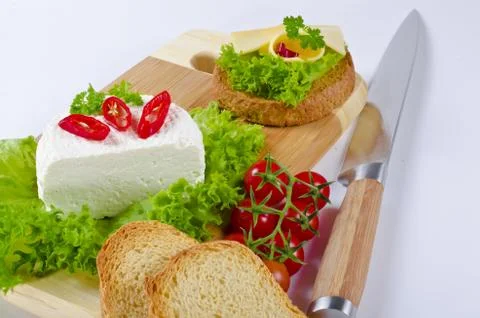 Curd (Polish Twarozek) Stock Photos