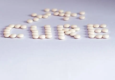 Cure with white background Stock Photos