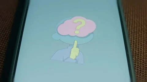 Curiosity and thought process concept, presentation Stock Footage 310052096