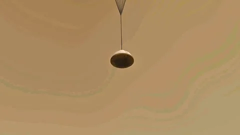 Curiosity landing 3D animation Vidéo 312144300