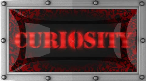 Curiosity on led Stock Footage 8693381