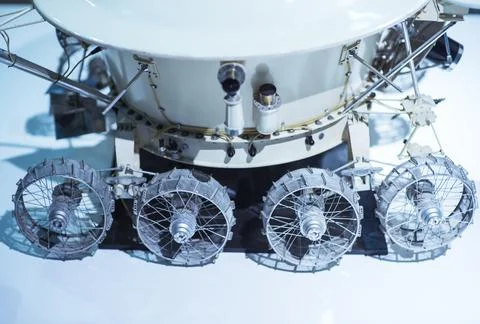 Curiosity rover for exploring on Mars. Stock Photos