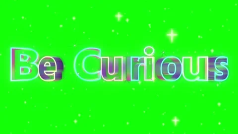 Curious cat exploring colorful glowing futuristic letters in neon green space Vídeos de archivo 347344787