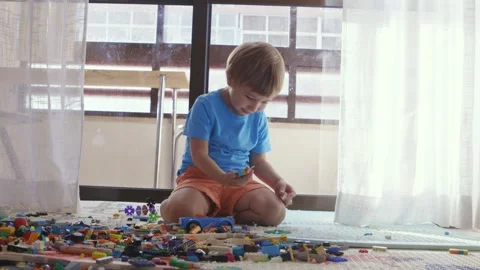 A Curious Child Lost in Imagination Stock Footage 254912950