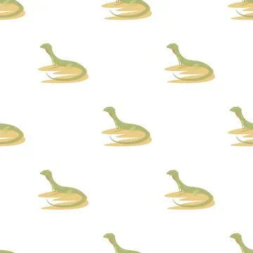 Curious lizard pattern seamless vector イラスト素材