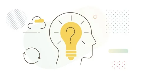 Curious Mindset - Unleash Creative Ideas and Innovative Solutions - Abstract Stock Footage 304178912