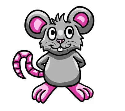 Curious Mouse Stock Illustration