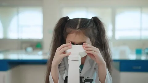 Curious Young Scientist Video stock 337158837