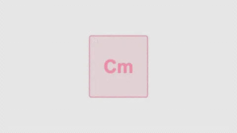 Curium Cm Periodic Table Element Tile Clean No Text Animation Video Overlay Alph Vídeos de archivo 339364573