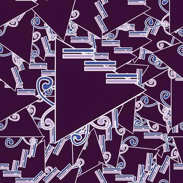 Curl abstraction Stock Illustration