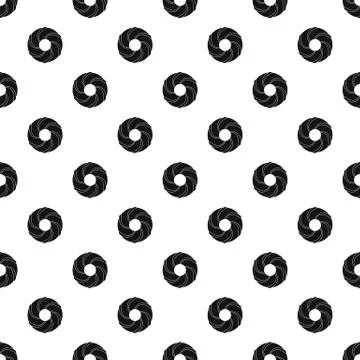 Curl bakery pattern seamless vector Stock Illustration