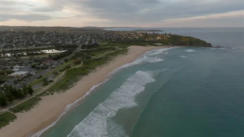 Curl Curl Beach Stock Footage 245132100