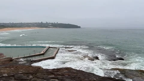 Curl Curl Beach Video stock 295892723