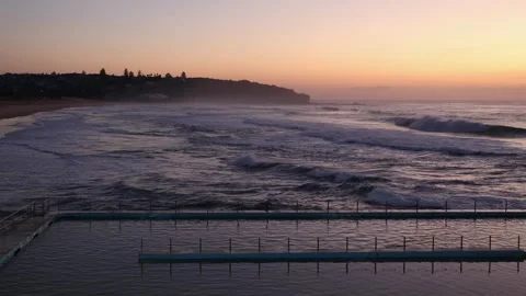 Curl Curl Sunrise Stock-Footage 274428543