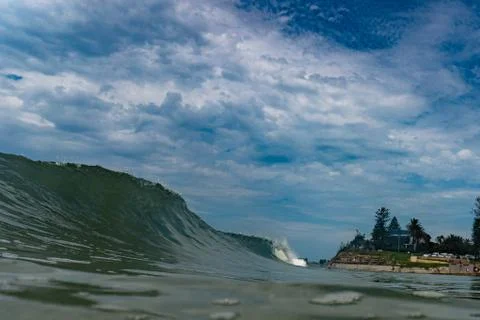 Curl curl waves Stock Photos