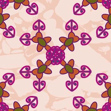 Curl ornament Stock Illustration