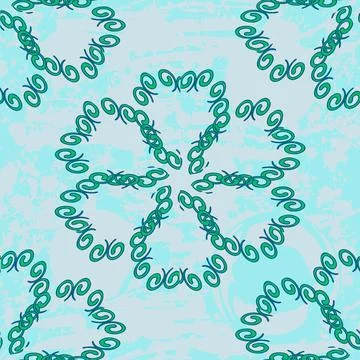 Curl ornament Stock Illustration