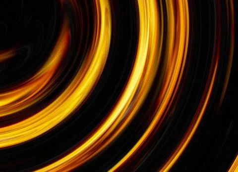 Curled bright explosion flash on black backgrounds 스톡 일러스트