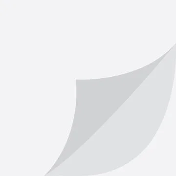 Curled corner of paper with shadow. Graphic concept for your design 스톡 일러스트