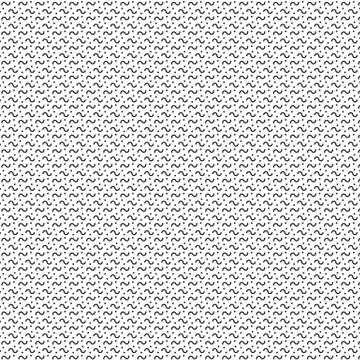 Curled Lines and Dots Pattern Vector Illustration Stock Illustration