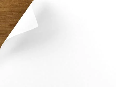 Curled page corner Stock Illustration