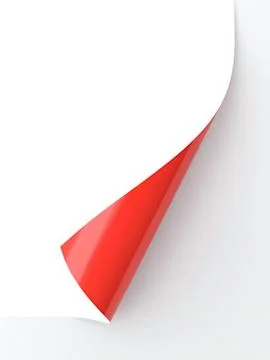 Curled paper Иллюстрация