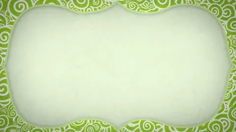 Curles pattern frame seamless loop Stock Footage 12306162