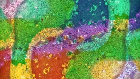 Curlicue of Paints Stock-Footage 71289321