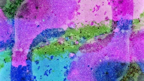 Curlicue of Paints Stockbeeldmateriaal 71290940