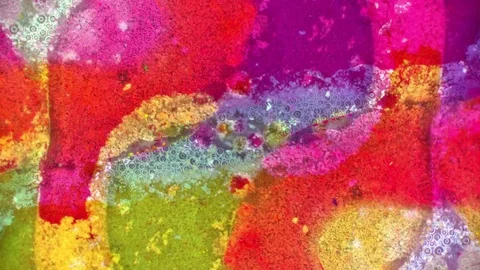 Curlicue of Paints Stock Footage 71311242