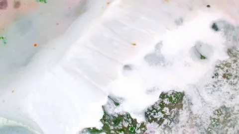 Curlicue of Paints 库存影片 71386642