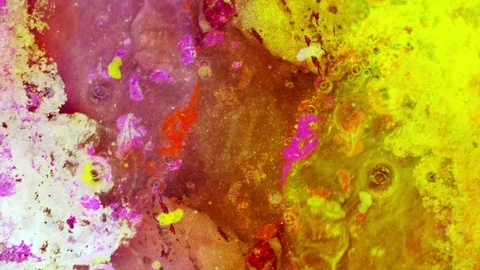 Curlicue of Paints Stock Footage 71445443