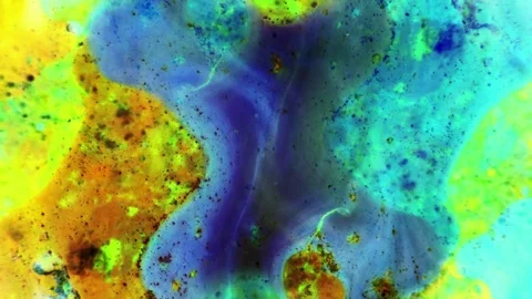 Curlicue of Paints Stockbeeldmateriaal 71584860